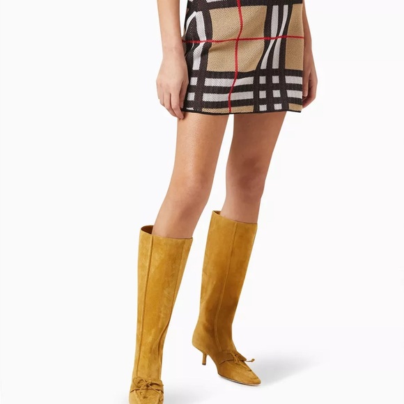 BURBERRY Suede storm boots size 37 made in Italy original $1290 - Picture 1 of 8